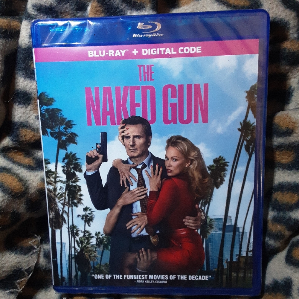 The Naked Gun Blu-ray + Digital Code - Bold Pink & Blue Cover